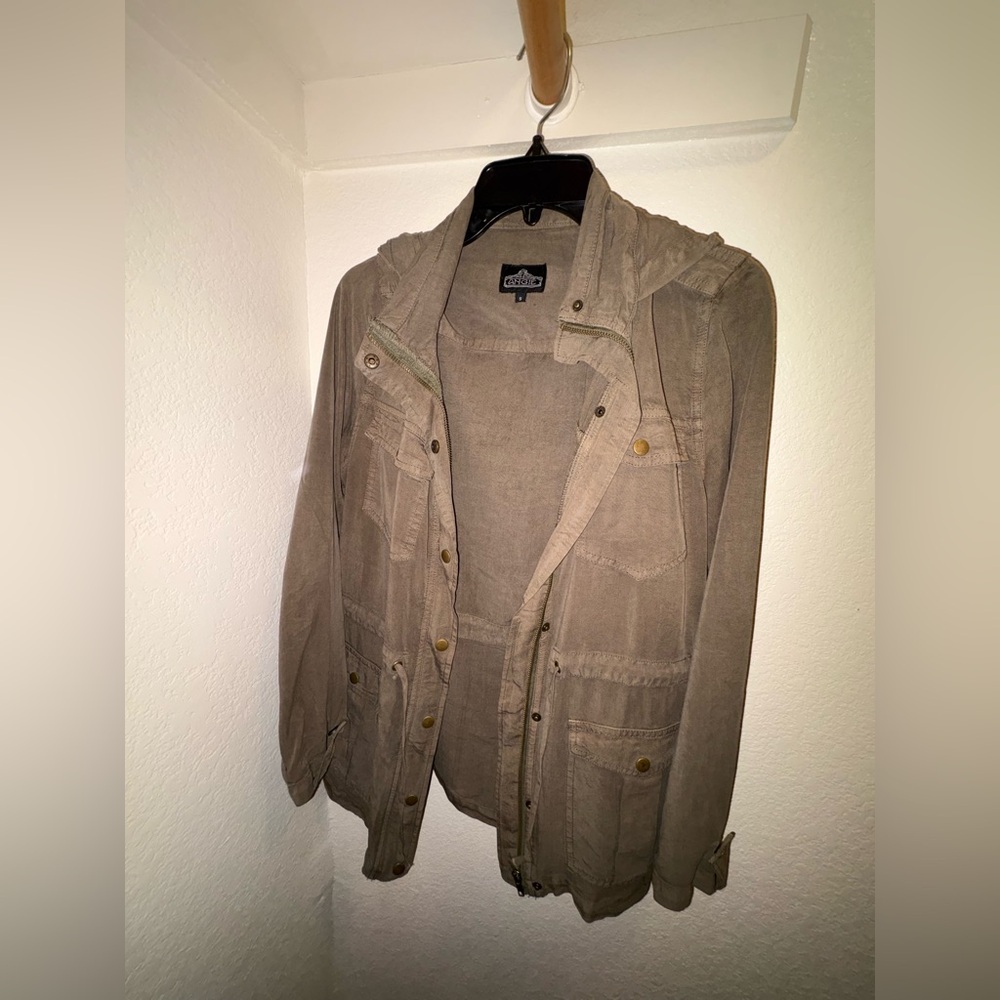 Angie Green Cargo Jacket